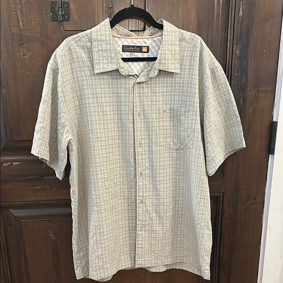 Quiksilver Other - Men's Beige Plaid Shirt